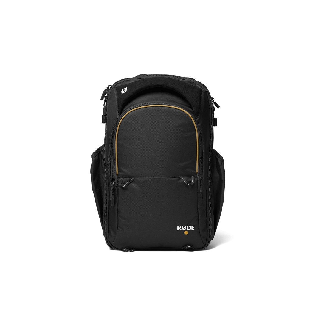 RODE Backpack Rucksack Black Alcantara Polyester