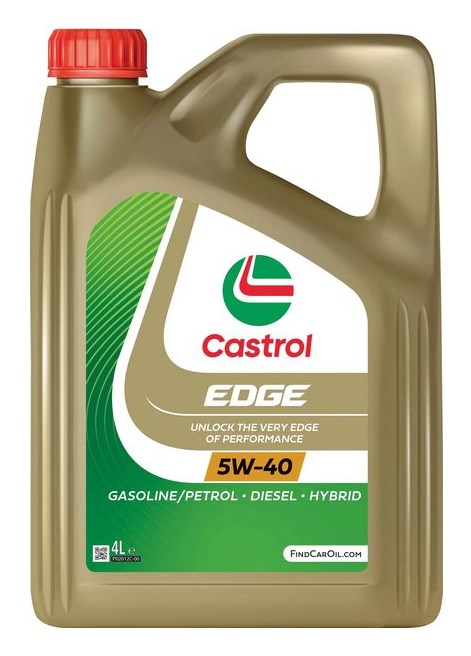 Motor Oil EDGE (4L) 5W40 API CF SN ACEA C3 FIAT 9.55535 S2 FORD M2C917 A MB 226.5 MB 229.31 MB 229.51 OPEL OV0401547-D40 RENAULT RN 0700 RENAULT RN 0710 VW 505.00 VW 505.01