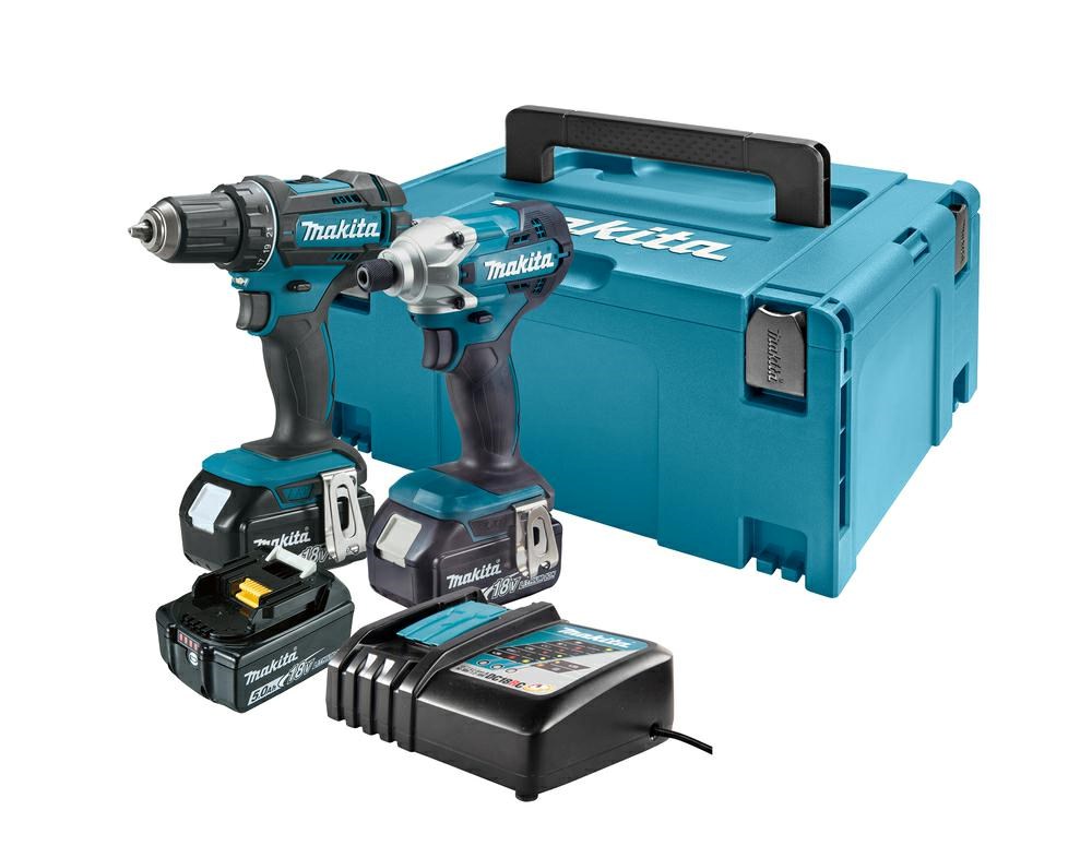 MAKITA COMBO KIT 18V DLX2339JX1 (DDF482 DTD156) 3x5 0Ah MAKPAC