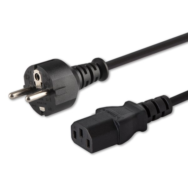 SAVIO 1.8 M Schuko (M) Power Cable – IEC C13 1.8m CL-138