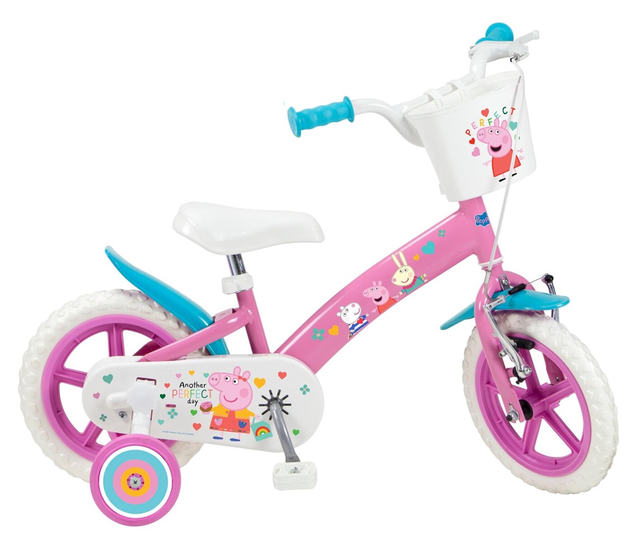 Children'S Bicycle 12 Peppa Pig Pink 1195 Pink TOIMSA