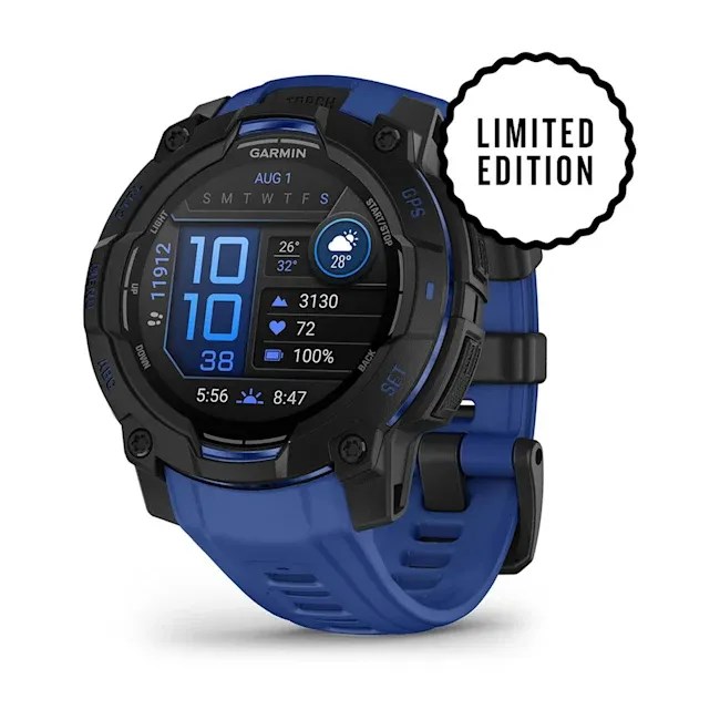 Garmin Instinct 3 AMOLED GPS Smartwatch - Black