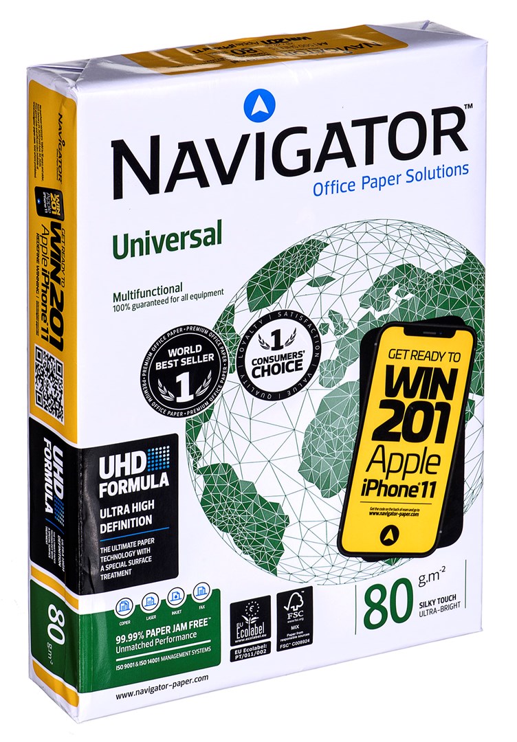 Navigator Universal printing paper A4 (210x297 mm) 500 sheets White