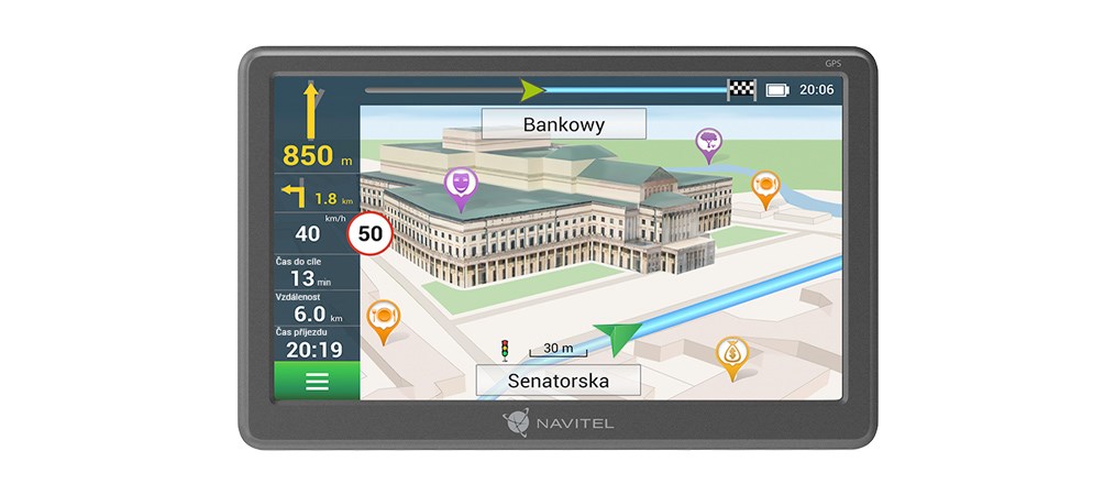 Navitel E707 Magnetic Navigator Handheld/Fixed 17.8 Cm (7 ) TFT Touchscreen 248 G Black