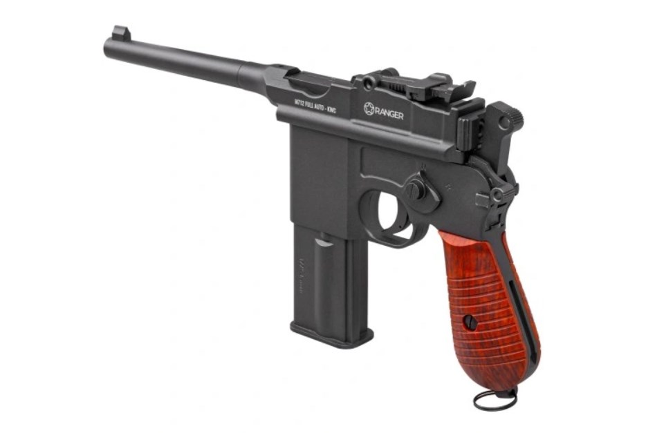 Air Rifle Pistol Ranger M712 BROOMHANDLE Full Auto Blowback K.4 5 BBS 19-Shots KWC