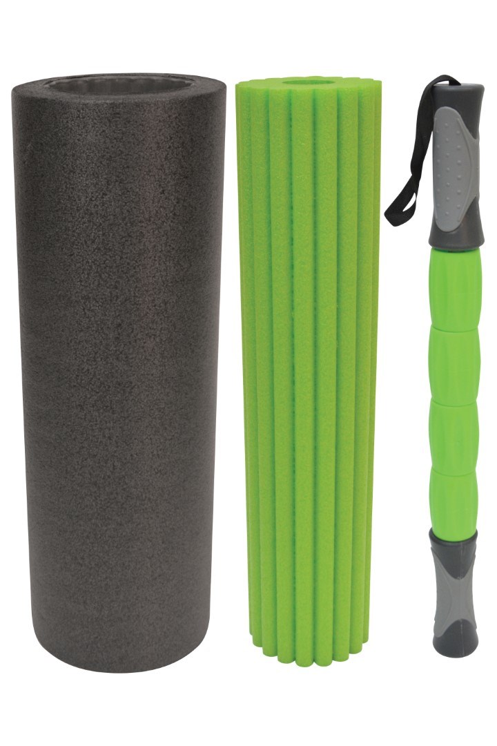 SchildkröT Fitness 3 In 1 Massage Roller Set Black Green Foam 1 Pc(S) 960039