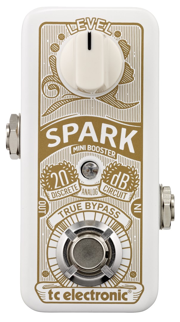 TC Electronic Spark Mini Effects Pedal White