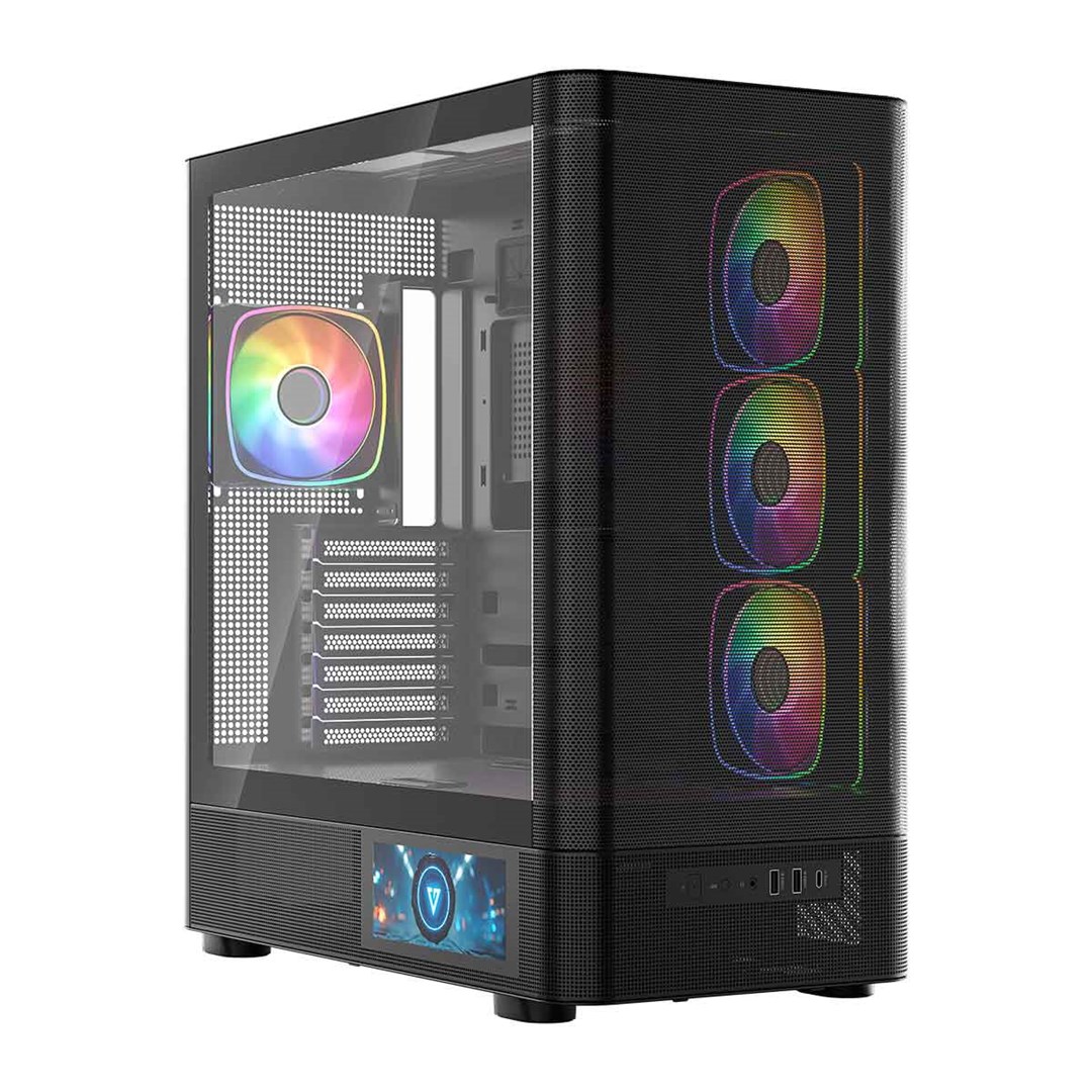 MODECOM Volcano Volcano AQ400 ARGB Midi Black