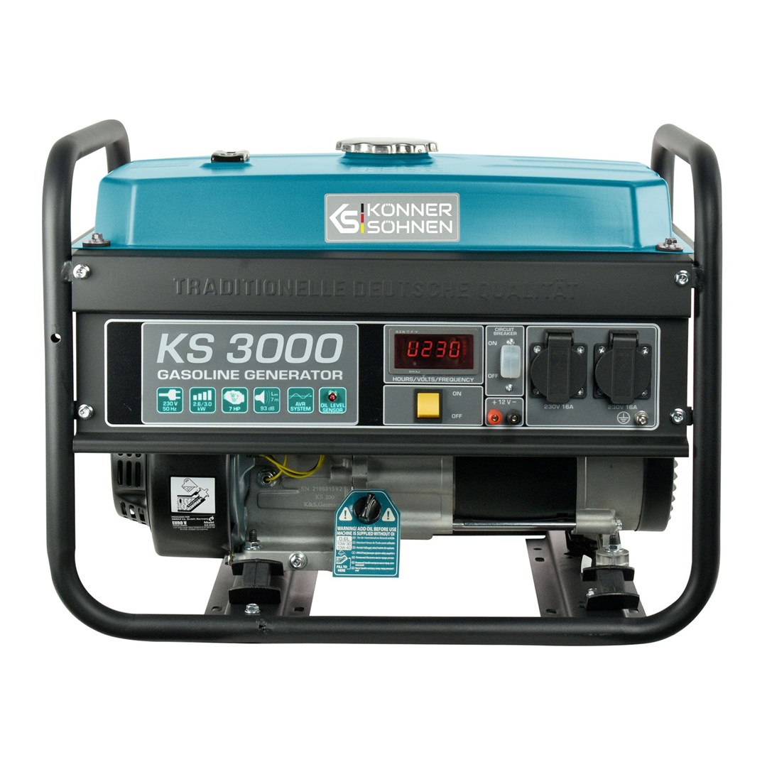 KÖNNER SÖHNEN GASOLINE GENERATOR/GENERATOR 2.6KW 230V KS 3000