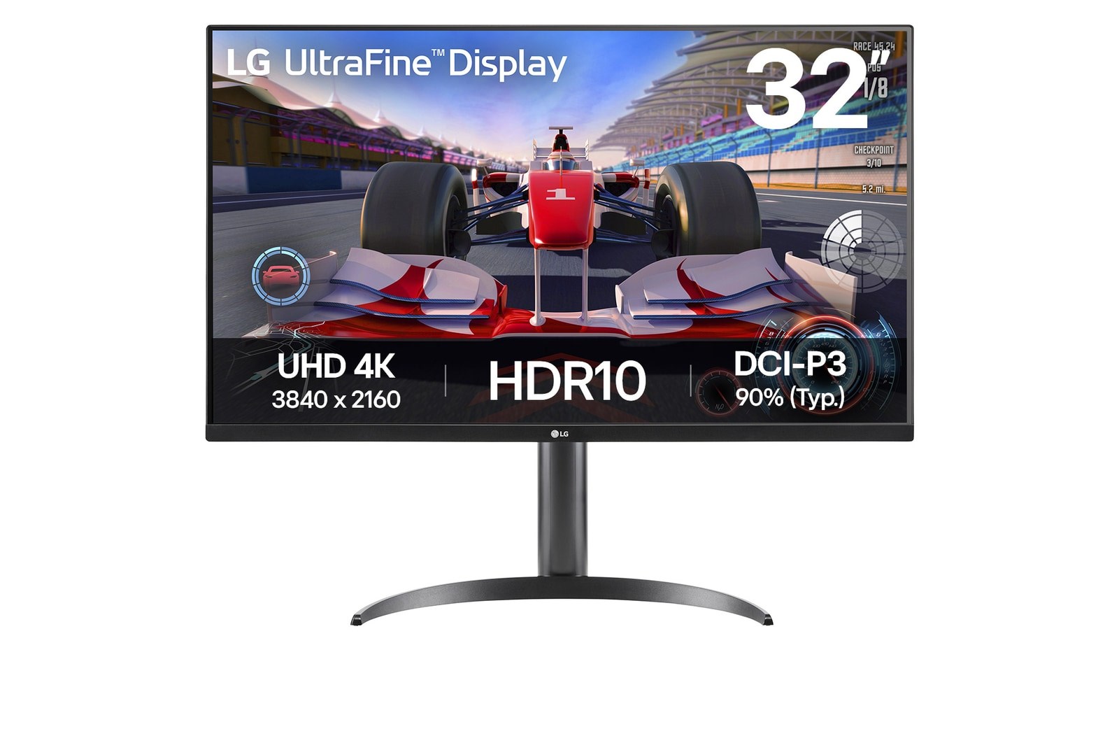 LG 32UR550K-B computer monitor 80 cm (31.5") 3840 x 2160 pixels 4K Ultra HD LCD Black
