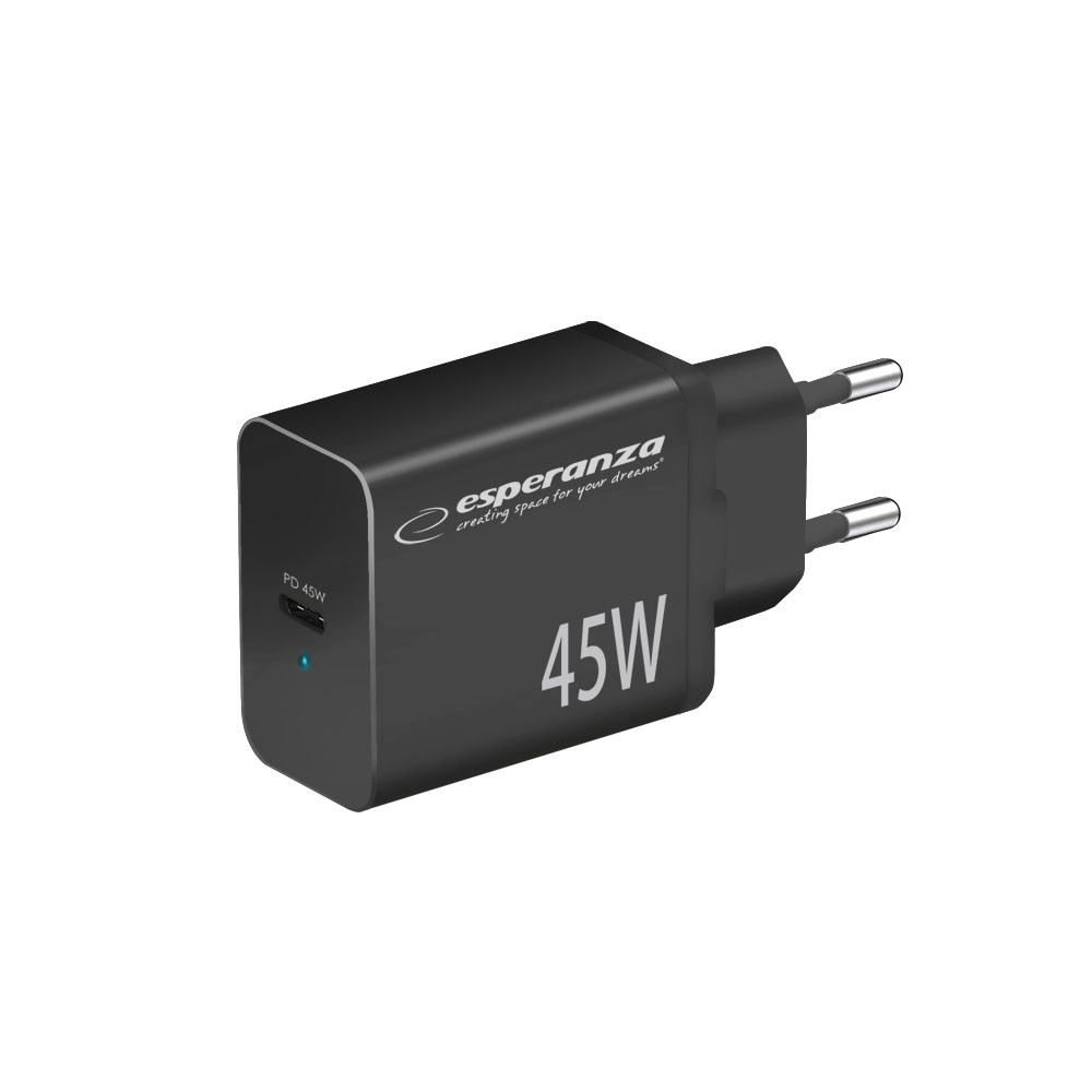 Esperanza EZC108K Mains Charger 45W Black
