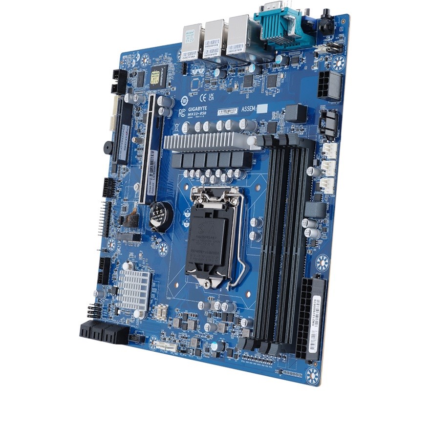 Gigabyte MX33-BS0 1x LGA1200 Intel Xeon E-23XX C252 (4x DIMM 6x SATA 1xM.2 2x1Gbe IPMI MATX)