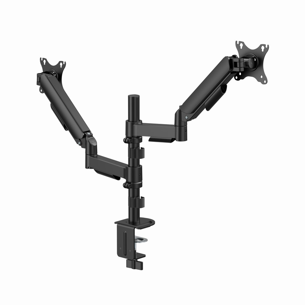 Gembird MA-DA2P-02 monitor mount / stand 81.3 cm (32") Desk Black