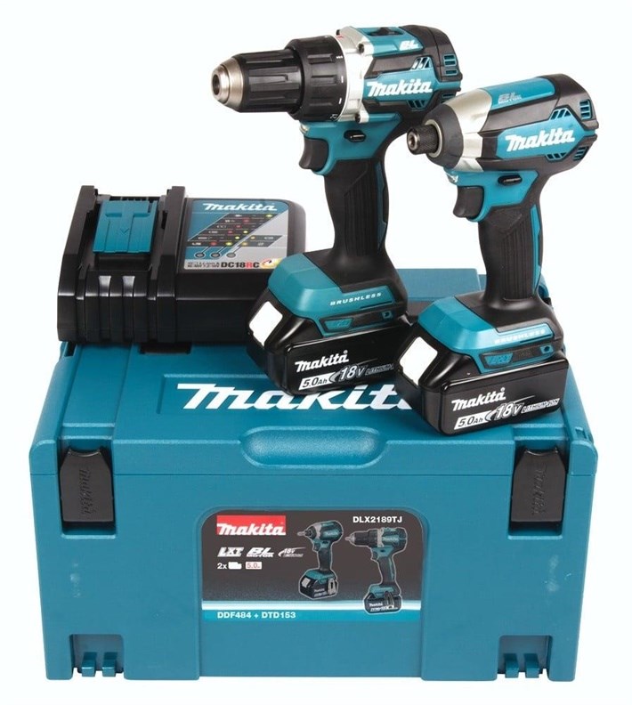 COMBOKIT 18V DLX2189TJ 2X5 0AH MAKITA