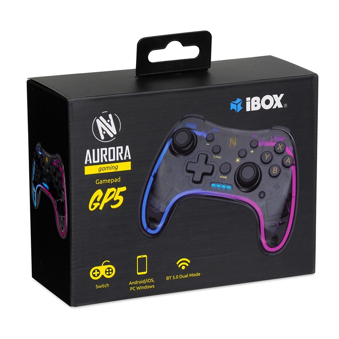 IBox IGP5 Gaming Controller Black Bluetooth Gamepad Analogue / Digital Android Nintendo Switch Nintendo Switch Lite Nintendo Switch OLED PC IOS