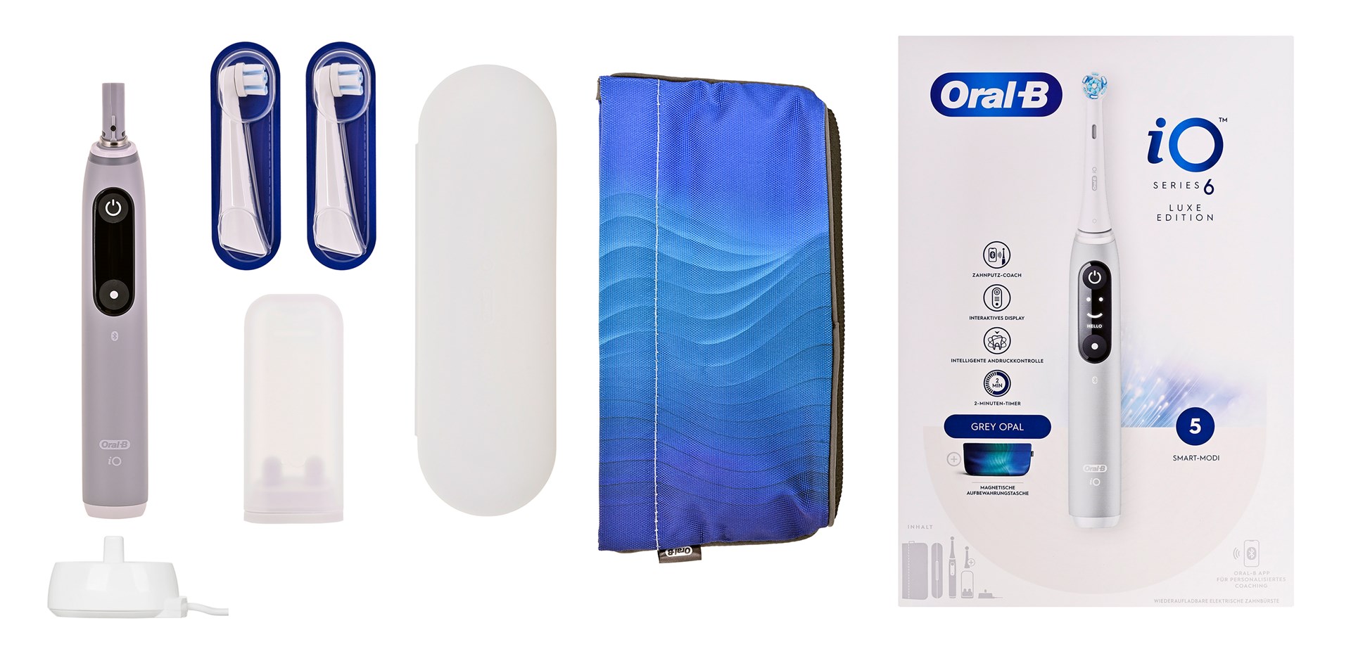 Oral-B IO Series 6 Grey Opal Luxe Edition Electric Toothbrush
