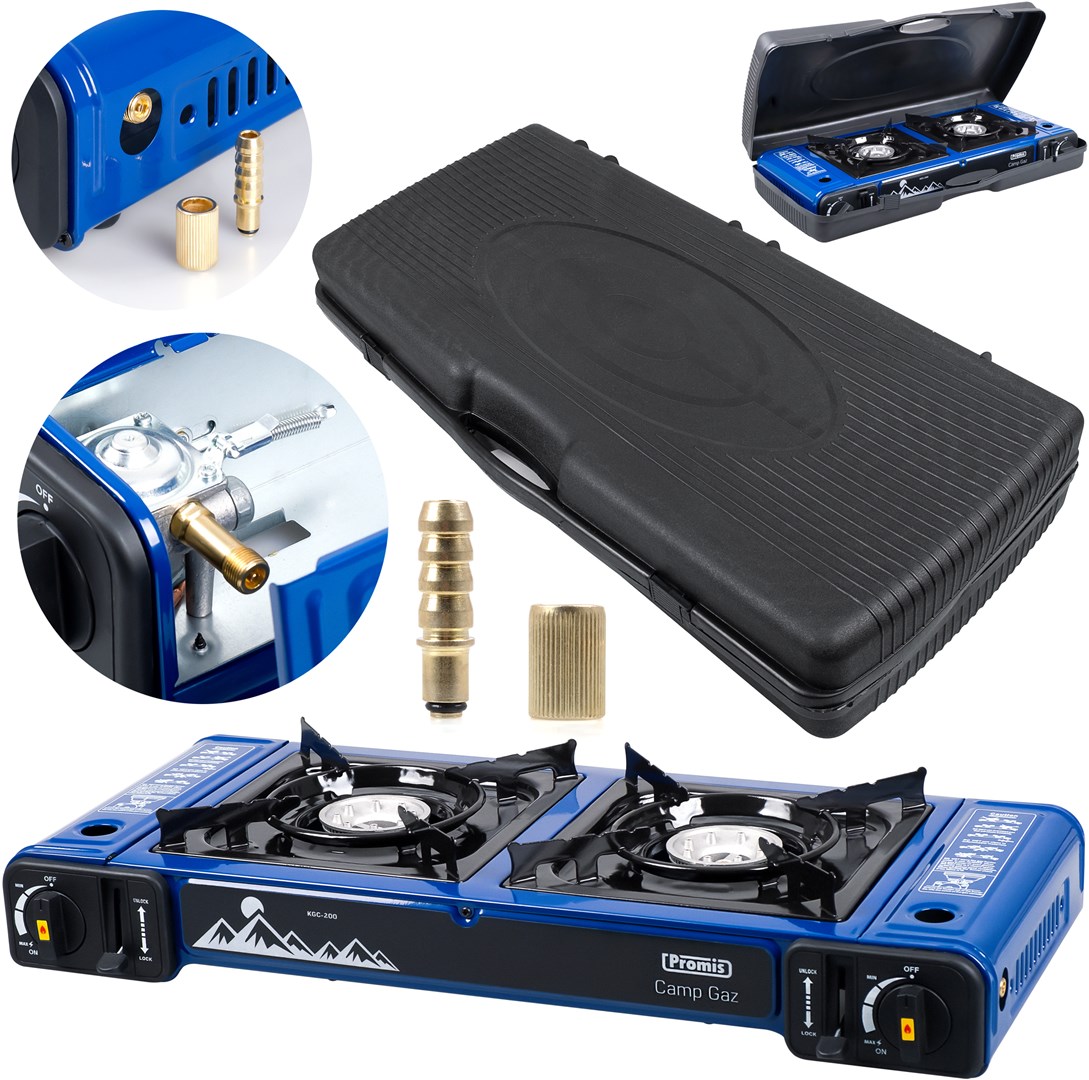 PROMIS 2-Burner Gas Camping Stove