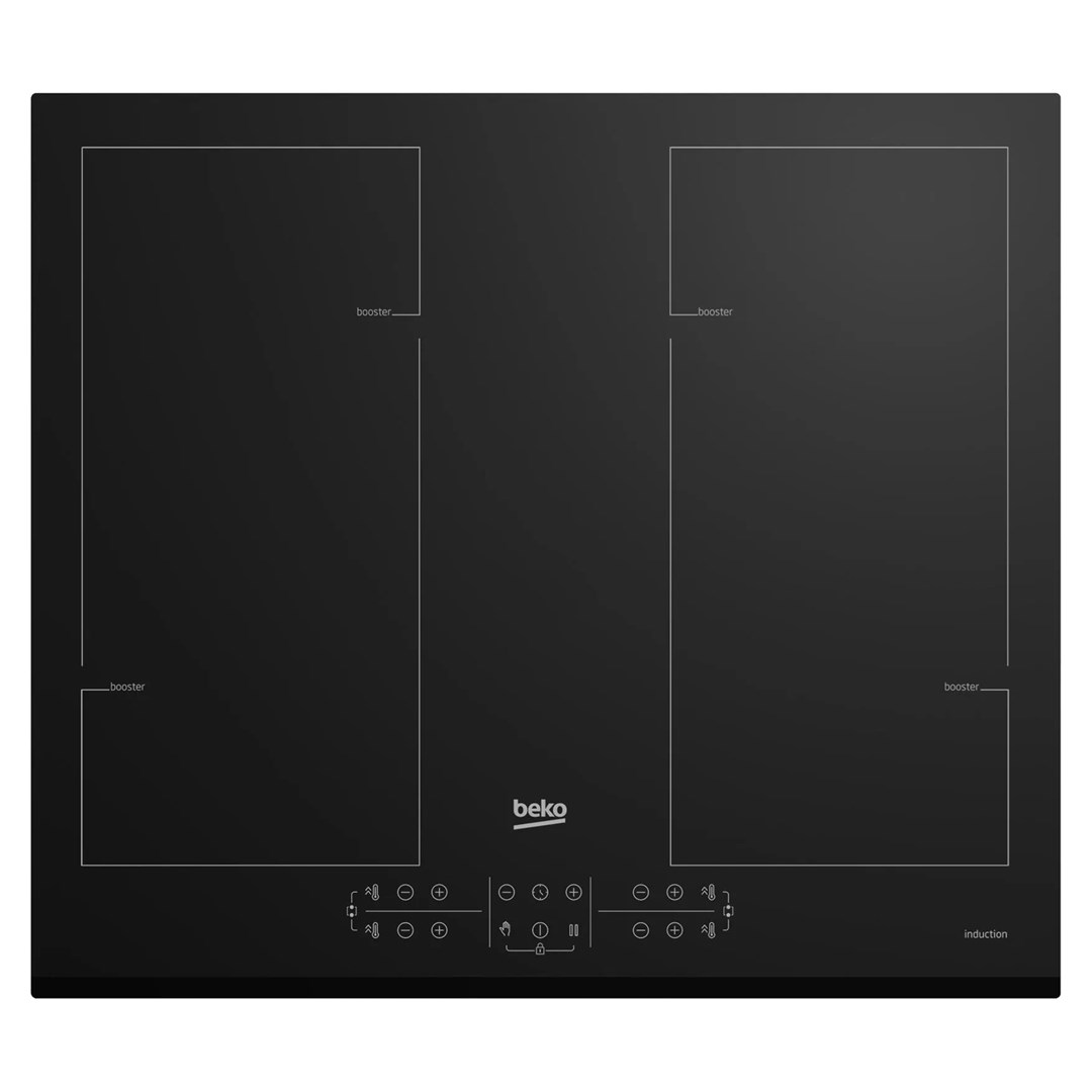 Beko HII64206F2MT Black Built-in 60 cm Zone induction hob 4 zone(s)