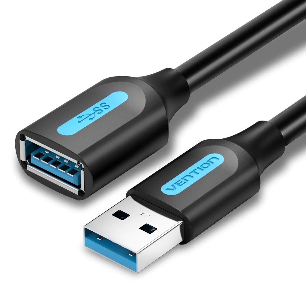 Vention CBHBH USB cable USB 3.2 Gen 1 (3.1 Gen 1) 2 m USB A 5 Gbit/s Black