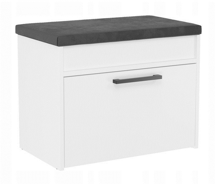 Topeshop PARMA MINI BIEL Shoe Organizer Closed White