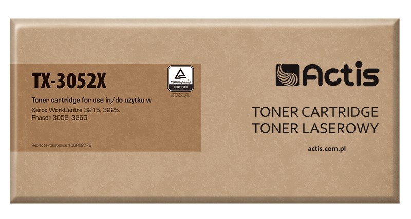 Actis TX-3052X toner (replacement for Xerox 106R02778; Standard; 3000 pages; black)