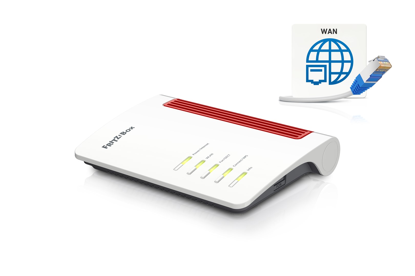 Box 4050 wireless router Gigabit Ethernet Dual-band (2.4 GHz / 5 GHz) Black, White
