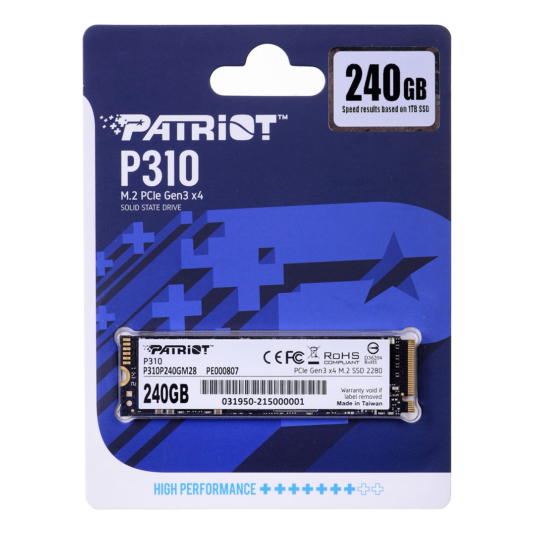 Patriot Memory P310 240 GB M.2 PCI Express 3.0 NVMe
