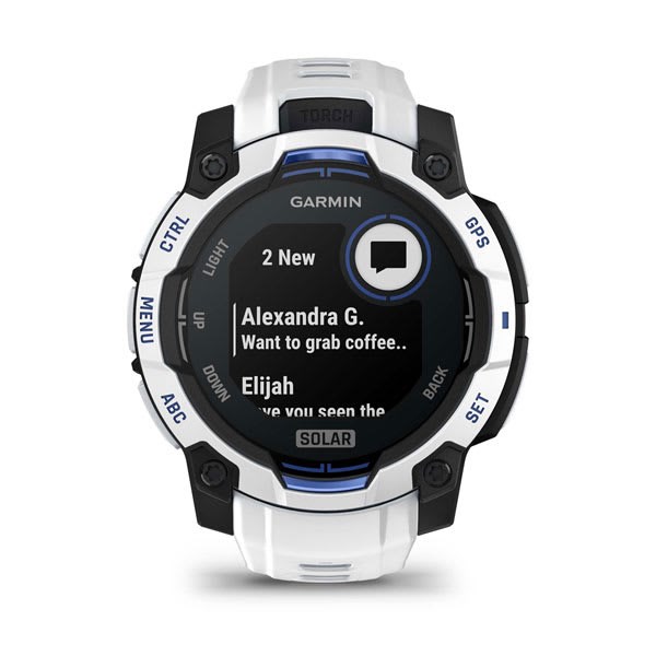 Garmin Instinct 2 GPS Watch, 45mm, Black/White
