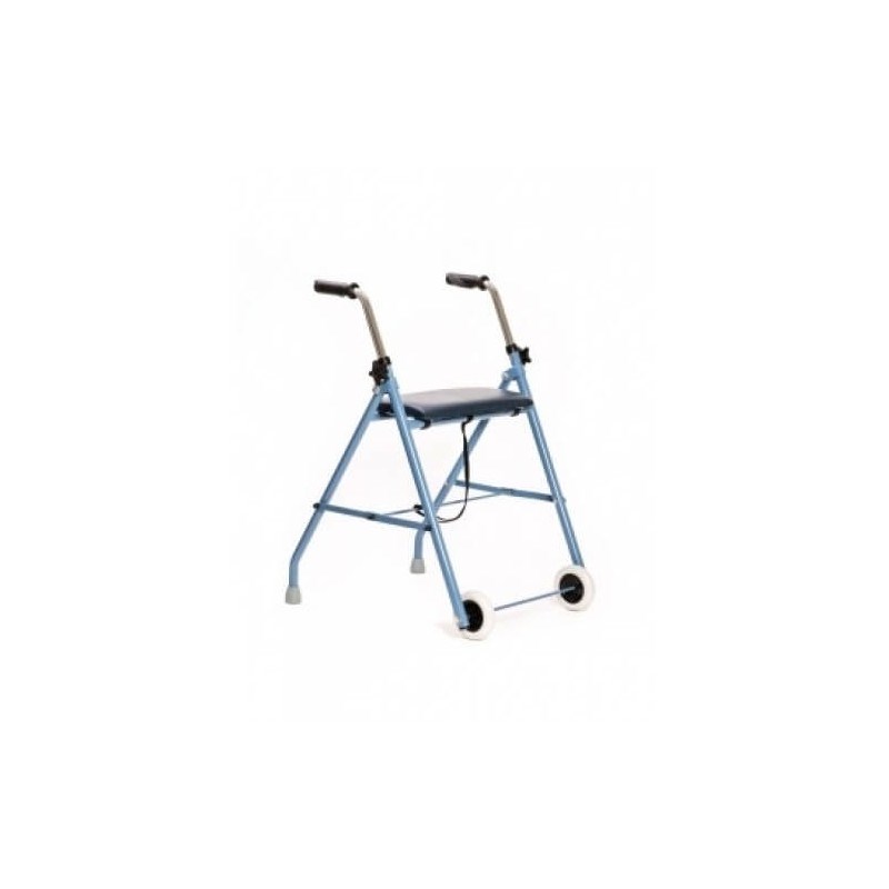 Two-Wheel Rehabilitation Support - Walker Blue Black