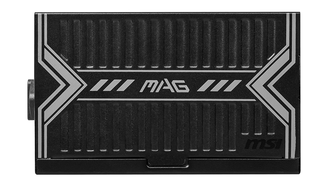 MSI MAG A650BN UK PSU '650W, 80 Plus Bronze certified, 12V Single-Rail, DC-to-DC Circuit, 120mm Fan, Non-Modular, Sleeved Cables, ATX Power Supply Unit, UK Powercord, Black'