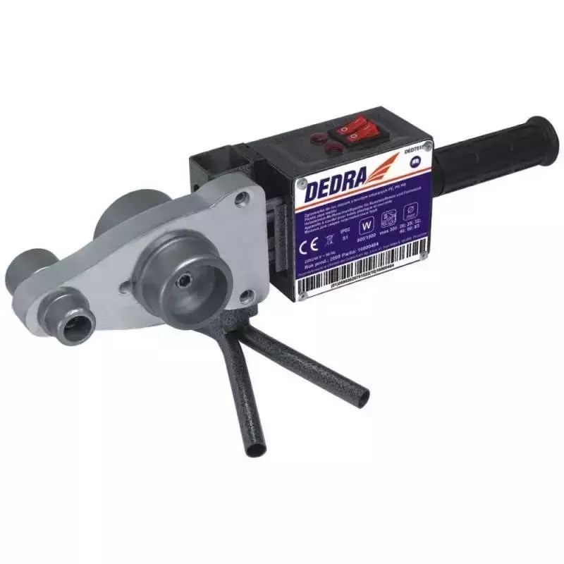 Dedra PVC Pipe Welding Kit 800W/1500W