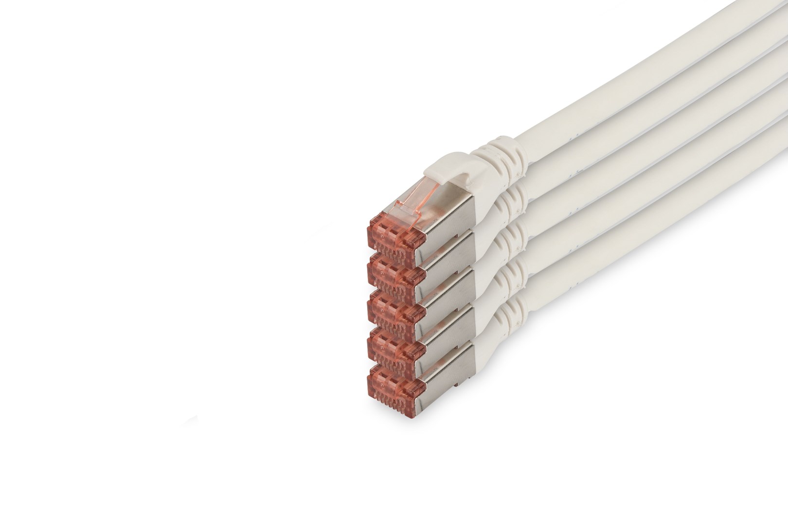 Digitus CAT 6 S/FTP patch cable, 5 pieces