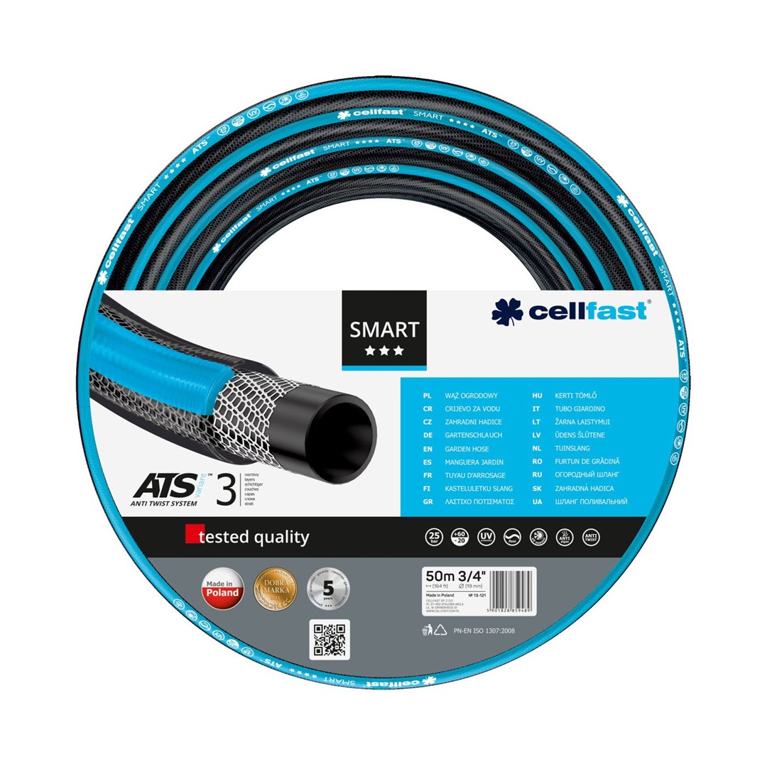 CELLFAST GARDEN HOSE SMART ATS 3/4 50m