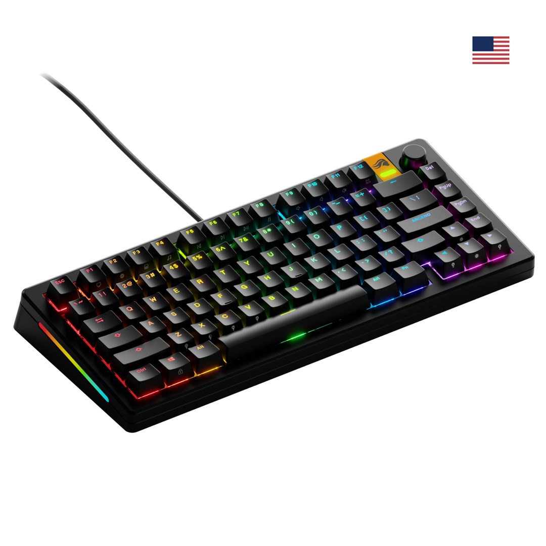 Glorious Gaming GMMK 3 HE 75% Prebuilt Wired Black - US