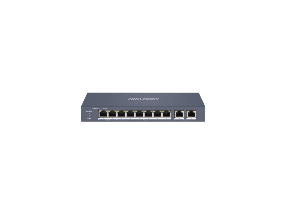 Hikvision DS-3E1310HP-EI network switch Managed Fast Ethernet (10/100) Power over Ethernet (PoE) Grey