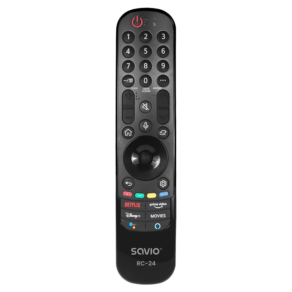 SAVIO RC-24 Universal/Replacement Remote For LG TV – SMART TV