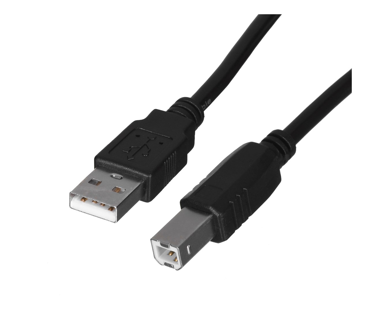 Lanberg CA-USBA-10CC-0018-BK USB cable USB 2.0 1.8 m USB B 0.48 Gbit/s Black