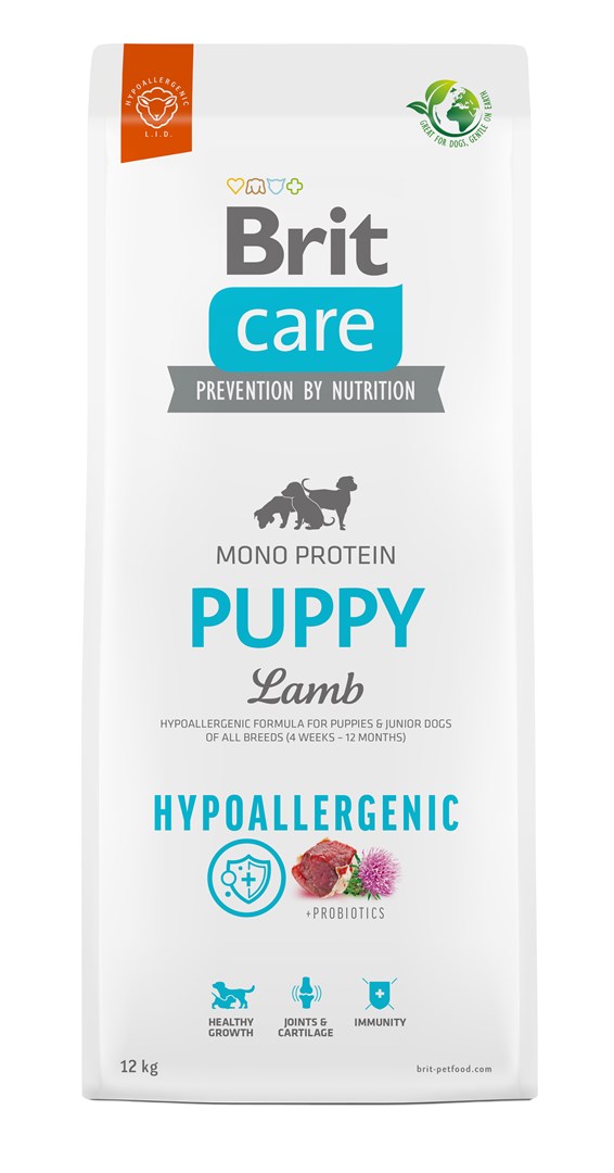 BRIT Care Hypoallergenic Puppy Lamb - Dry Dog Food - 12 Kg