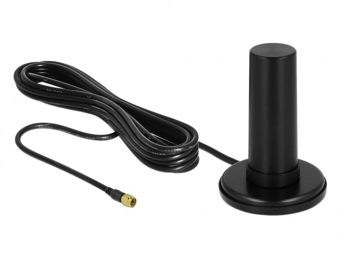 Delock 89758 5G/LTE Antenna SMA Male 698-3800 MHz 3 dBi
