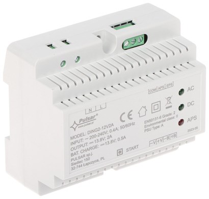 DING2-12V2A DING2 13.8V/2A Switching Buffer Power Supply For DIN Rail Grade 2