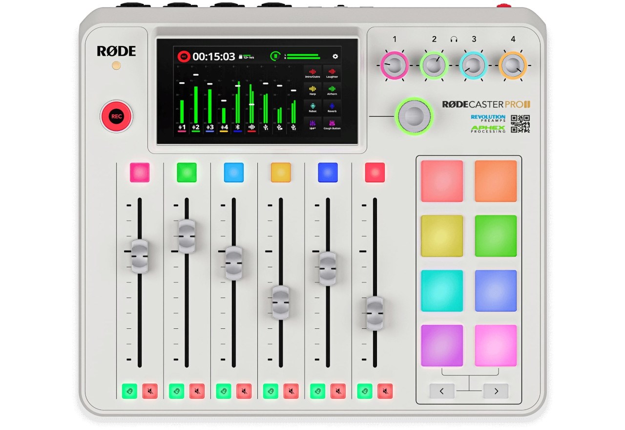 Rode Microphones RDECaster Pro II (Wei, USB-C, Klinke, XLR)