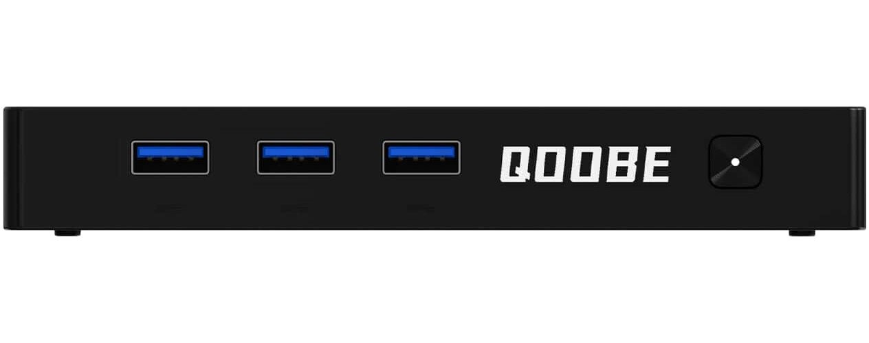Mini PC Qoobe SUC N150/12GB/SSD 512GB/Win 11 Pro Black
