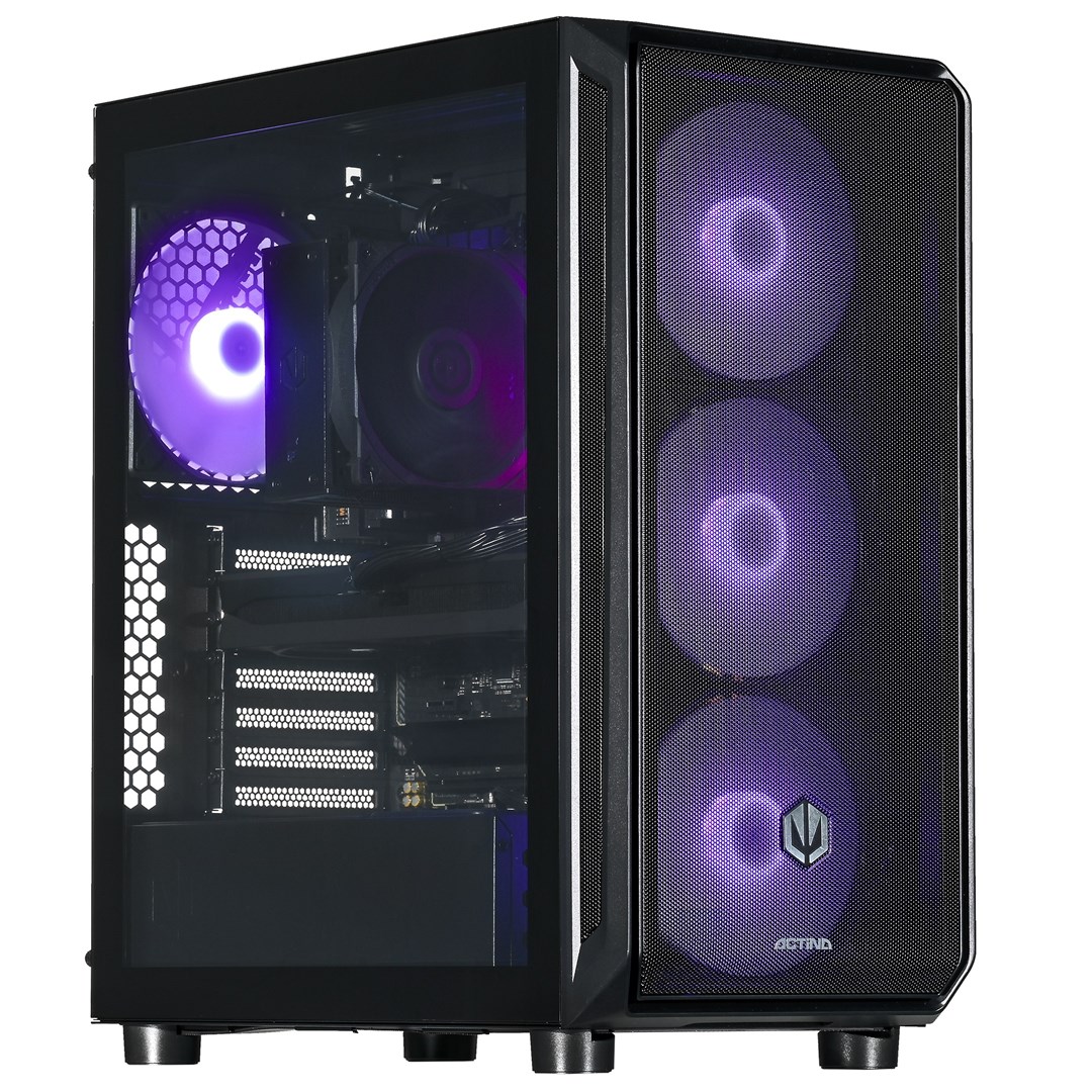 Actina 5901443421146 PC AMD Ryzen™ 7 8700F 32 GB DDR5-SDRAM 1 TB SSD NVIDIA GeForce RTX 5060 Windows 11 Home Midi Tower Black
