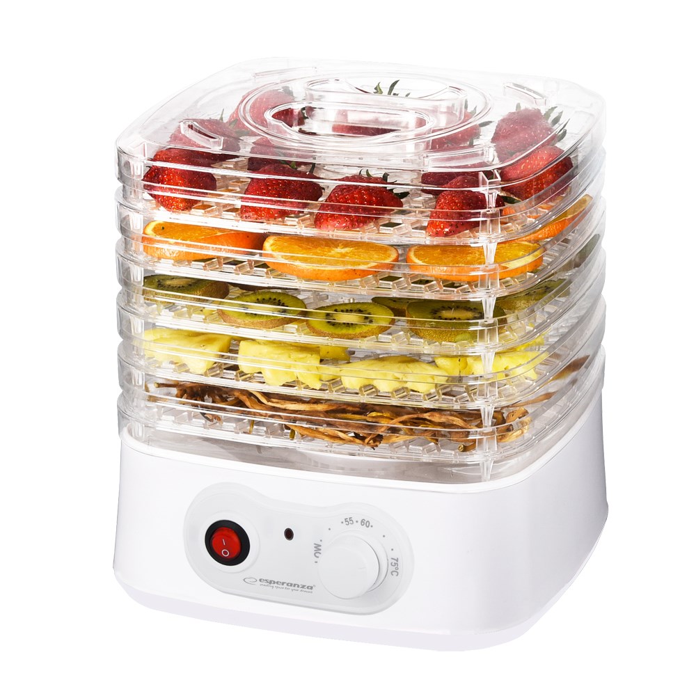 Esperanza EKD004 Food Dehydrator Transparent White 250 W