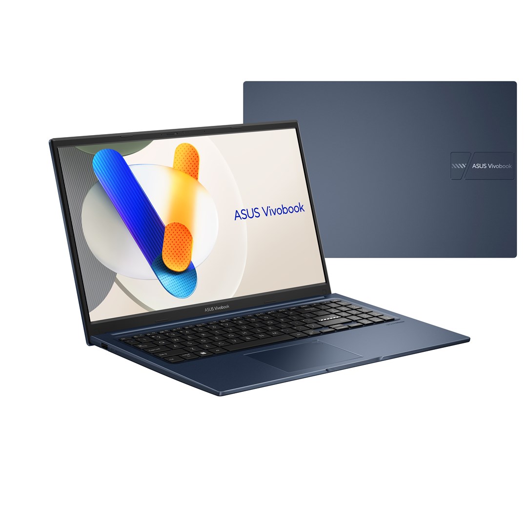ASUS Vivobook 15 X1504VA-BQ4291 Core I5-120U 15.6 FHD IPS-Level Display 60Hz 250 Nits AG 16GB DDR5 512GB SSD Intel Graphics WLAN Bluetooth 720p Webcam 42Wh Battery No OS Quiet Blue