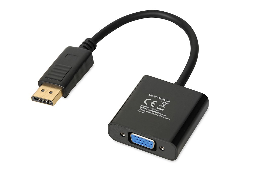 IBox IADPVGA Display Port To VGA Cable Adapter