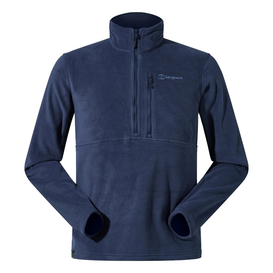 BERGHAUS Prism Half Zip Polartec® Fleece - Men'S Fleece Sweatshirt Size M (Blue)