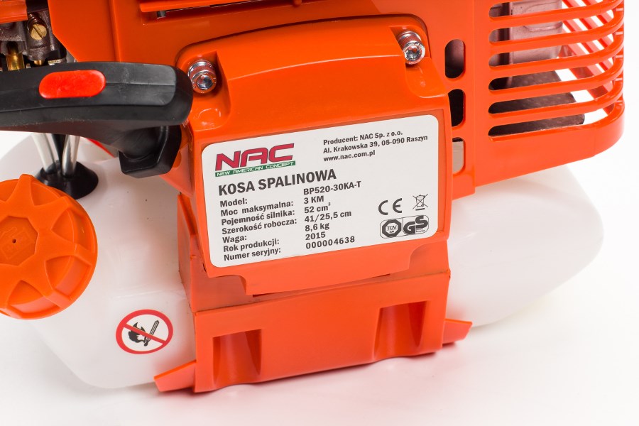 NAC BRUSH CUTTER 52cc 2.7Nm ANTI-VIBRATION SYSTEM