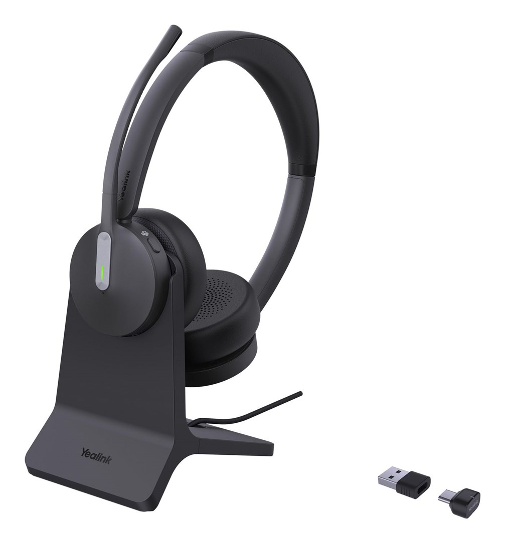 Yealink BH70 Dual Headset With Stand Teams