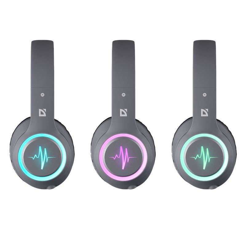 Wireless Headphones With Microphone DEFENDER FREEMOTION B571 LED